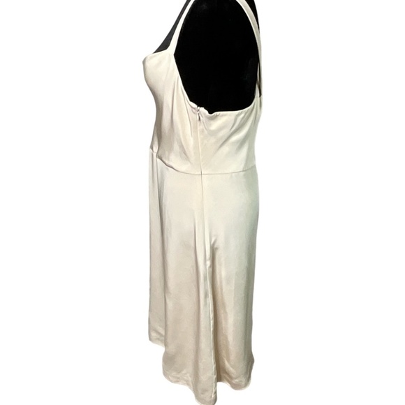 Genuine Silk J. Crew Cream Midi Dress - Picture 4 of 8